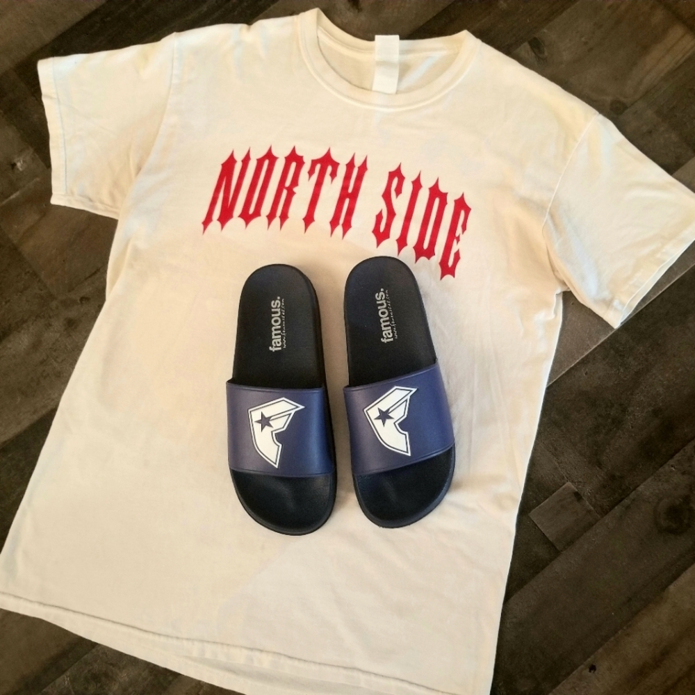 Famous💯Stars & Straps Slides Deadstock